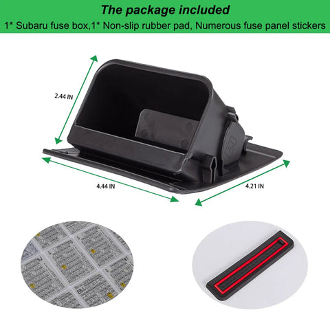 Discreet Fuse Box Coin Tray For Subarus Exact Fit Stash Cash And Cards In Your Fuse Box With No Slip Red Liner Fits Outback Legacy