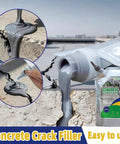 No Sweat Self Leveling Concrete Crack Filler And Waterproof Asphalt Sealant For Driveways Roads And Patios High Elasticity Repair Compound That Goes On Like Butter pouring smoothly into a concrete crack.