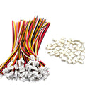 60 Pairs 28 AWG 150mm 1.5mm Pitch 4 Pin Female And Male Wire Connectors ZH Series For RC Toys, PCBs, LED Strips