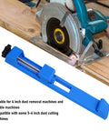 Zjchao Adjustable Circular Saw Milling Positioning Clamp With 145 To 207 Mm Locking Range And AbS Lightweight Base, suitable for 4-6 inch dust machines.