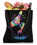 Tie Dye Wing Foil Tote Bag For Wing Surfing And Wingboarding Fans, 16 By 16 Inch Carryall Built For Coaches And Riders, Durable Gear With Bold Color Rockin Design For Training Sessions, Weekend Rides, And Everyday Practice featuring vibrant tie-dye graphics.