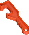 Plastic 5-Gallon Paint Can Opener Large Orange Easy Grip Tool With Hand Hole Handle For Quick No-Fuss Lid Removal Fits 5-Gallon Cans
