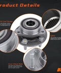 Wheel Hub And Bearing Assembly With ABS Encoder For Front And Rear Use On 2008-2019 Cadillac CTS, 2010-2016 Chevy Camaro