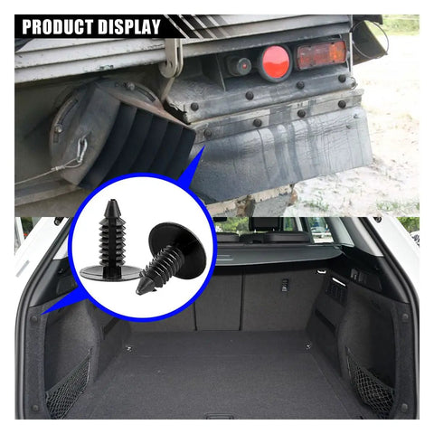 200Pcs Car Plastic Trim Rivets Push Clip Fasteners Kit For Fenders And Bumpers Universal 7 Mm Hole Large Head Easy Install