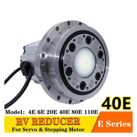 Straight Up Cycloidal Pinwheel RV Reducer 190BX 40E Series Gearbox For 750W Servo Motors Built Different Precision Industrial product close-up.