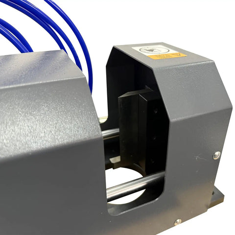 Techtongda Pneumatic Cable Cutter With Foot Pedal 110V features hydraulic blade mechanism for cutting heavy wires.