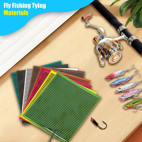 Pro Grade Fly Tying Materials And Thread Kit For Lure Making With Synthetic Peacock Quill for tying nymph, bug, shrimp body wrap
