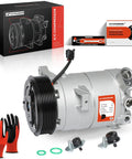 Top Tier AC Compressor With Built Clutch Fits Infiniti JX35 QX60 Nissan Maxima Murano Pathfinder DKS17D with installation instructions and accessories.