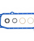 Engine Oil Pan Gasket Set With PermaDry Molded Rubber And SnapUps For Chevy K1500 Replacement Kit That Stops Leaks Keeps Seal Tight And Makes Oil Maintenance A Breeze, blue gasket kit