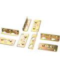 Heavy Duty Bed Rail Brackets Full Set Of 4, Rust Proof No Mortise Frame Connectors For Wood Beds, Universal Headboard Footboard Hardware Kit