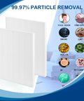 Size 21 Replacement Filter A 4 Fits 115115 Series Easy Install Durable Cartridge with 99.97% particle removal features