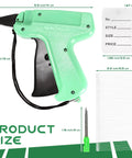 2506 Piece Clothing Tag Gun Kit With 6 Steel Needles 2000 White Barbs And 500 Clothing Labels For Retail Store Use, product size labeled