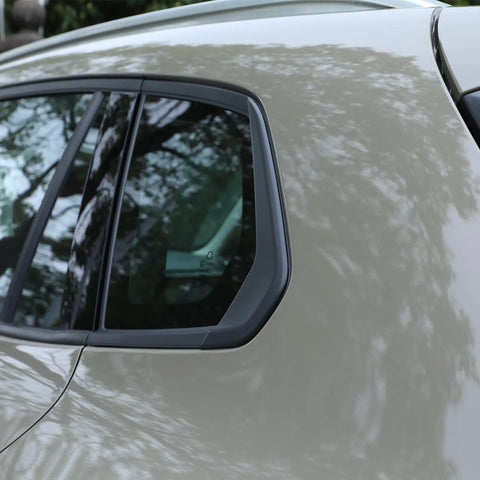 Mazda CX 50 Matte Black Rear Window Trim Molding Covers ABS Injection Molded D Pillar Post Trims for 2023-2026 CX50 close-up