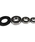 Premium Hella Sturdy Front Load Washer Bearing And Seal Kit To Crush Grinding Noise Quickly For Whirlpool Machines With Quick Swap Setup and Leak Resistant Sealing including four bearings and one gasket.