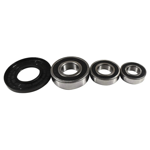 Premium Hella Sturdy Front Load Washer Bearing And Seal Kit To Crush Grinding Noise Quickly For Whirlpool Machines With Quick Swap Setup and Leak Resistant Sealing including four bearings and one gasket.
