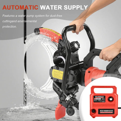 Get Ready To Smash Through Concrete With This Badass 16 Inch Electric Ring Saw with automatic water supply for dust-free cutting.
