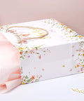 Roomy 13 Inch Baby Shower Gift Bag With Pink Tissue Paper Gift Card And Bow Featuring A Babysuit Banner Ready To Gift For Girl Baby Shower Gifts Birthday Wrapping And Party Decor