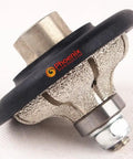 F20 Type Vacuum Brazed F Ogee Bullnose Diamond Hand Profile Wheel Router Bit For Granite Edge Five Eighth Inch Eleven Thread