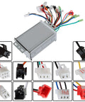 High Performance Brushless DC Motor Speed Controller For 36V To 48V E Bike And Scooter, 350W Replacement Module with Wiring Connections