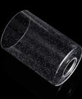 Three Pack 6 Inch Seeded Bubble Glass Light Shades With 4 Inch Top And Bottom Diameters And 1-5/8 Inch Fitter For Wall Lamps Chandeliers Ceiling Lights Sconces Pendant Lamps Island Fixtures on black background