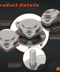 Pair Front Wheel Hub And Bearing Assembly For 2012 To 2020 Dodge Challenger Charger And Chrysler 300 5 Lug With ABS RWD OEM Quality Replacement No Fuss Install Durable Wheel Hub Assembly For A Smooth Ride