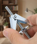 Heavy Duty Carbon Steel Toggle Bolts Wall Anchors Kit With Anti Spin Design for drywall cabinets and picture frames close-up