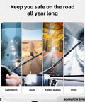 Premium Quality Windshield Wiper Blades For GMC Terrain And Chevy Equinox Models 2010 To 2017 in various weather conditions.