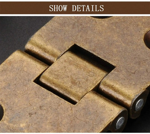 Close-up of Two Pack Hidden Flap Folding Hinges For Cabinets And Doors, Thick Zinc Alloy Construction, Concealed Support Screws