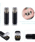150 Pcs Double Wire Plug In Connector With Locking Buckle And Quick Clip Fasteners for size and detail display