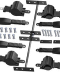 Universal Golf Cart Seat Belt Kit For 4 Seat Carts, Retractable Front And Rear Seat Belts With Brackets, Fits EZGO Club Car Yamaha