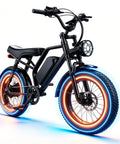 All Terrain Fat Tire Electric Bike For Adults With 1500W Peak Motor 28 MPH Top Speed And 50 Mile Range 48V Removable Battery