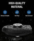 Lock Up Your Ride With Badass Heavy Duty Motorcycle Fender Tab Covers And 1 4-20 Seat Bolt Security Screws With Rubber Washers showing a durable anti-corrosion seat bolt.