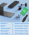 Anti Theft No Drill Doorbell Mount For Video Doorbells Like Orbitell And Reolink, Adjustable Bracket Holder For Apartments kit
