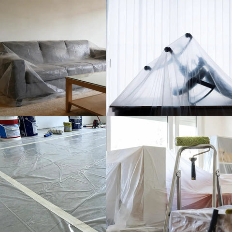 Heavy Duty 6 Mil Clear Greenhouse Plastic Sheeting Anti Drip UV Resistant Thickened Polyethylene Film For 24 X 25FT Greenhouses, Windproof Tear Resistant Cover Built To Stand Up To Harsh Weather And Seasonal Growers