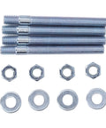 Carburetor Studs Kit With Spacers, 3.5 Inch Mounting Stud Set For Five Sixteenth Inch Thread Intake Manifolds, Heavy Duty Metal Hardware