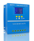 High Efficiency MPPT Solar Charge Controller 60A 80A 100A With Multi Voltage Support 12V 24V 36V 48V, LCD display shown