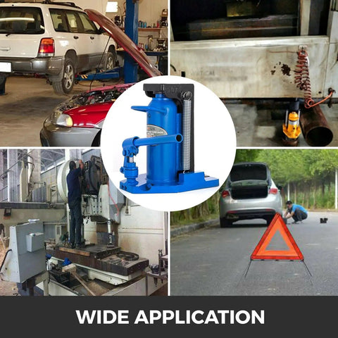 Heavy Duty Air Hydraulic Toe Lift Jack Built For Zero Hassle Lifting And Smooth Garage Operation in various automotive settings.