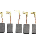 CB325 Carbon Brushes Replacement Set For Electric Motors And Angle Grinders 17x11x5mm showing durable metal terminals