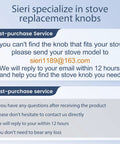 Customer support for Replacement Knobs for Electric Range Dial Control Set Fits WFES5030RS0 WFES5030RZ0 WFES3530RS0