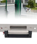 Heavy Duty 12V Electric Strike Lock Built Like A Tank For Ironclad Door Security and Plug And Play Access Control Installation Fits Standard Cylindrical Latch Sets And Entry Doors, stainless steel housing.