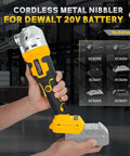 Cordless Metal Nibbler For 20V Battery System A True Workhorse With Brushless Motor Three Speed Metal Cutter