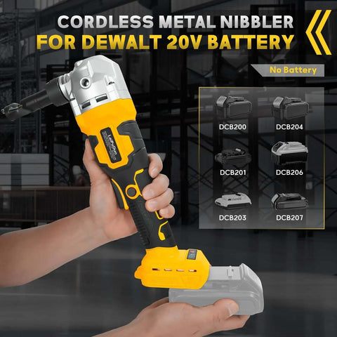 Cordless Metal Nibbler For 20V Battery System A True Workhorse With Brushless Motor Three Speed Metal Cutter