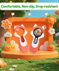 Kid Friendly Grab And Go Microscope Camera Kit With Endoscope Dual Cameras, Pocket Mini Digital Microscope For Boys And Girls, Autofocus Educational Toy For Christmas Birthday, Easy To Use Science Kit For Ages 3 5 7 8 12 Fox; orange fox design