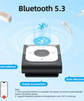 64GB Clip MP3 Player With Bluetooth For On The Go Music Ultra Portable Clip On Player With Simple Button Controls A53PL