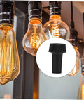 20 Pcs Black Ul Twist Lamp Turn Knobs Replacement Light Switch Knobs For Home Use Easy Install No Fuss Compact Electrical Control Accessories Durable Plastic