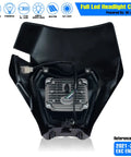 Rear view of Universal LED Dirt Bike Headlight Kit With 2100 Lm Output For Enduro Pit Bikes And ATVs