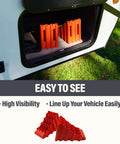 Beefy Wheel Chocks 2 Pack Non Slip Solid Polypropylene Prevent Rolling On Slopes For RVs Trailers Campers Trucks And Boats Durable