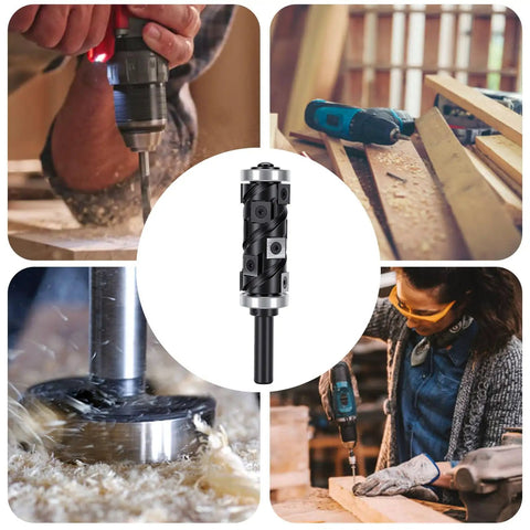 Ditch The Shaker And Get Flawless Flush Trim Cuts With This Zero Deviation 1/2 Inch Shank Carbide Bit in a woodworking setting.