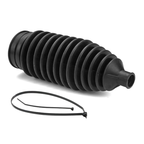 Front Steering Kit With Tie Rod End Inner And Outer Boots For RWD Chrysler 300 2005 To 2010 And RWD Dodge Challenger Charger Magnum 2005 To 2010 Direct Fit Built Tough Premium Quality black rubber boot with clamp