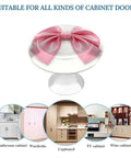 Pink Bow Cabinet Knobs 2 Pack Stainless Steel Drawer Pulls And Dresser Knobs For Kitchen Cabinets Wardrobes And Furniture Dope Rust